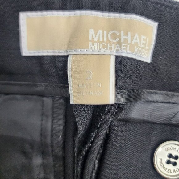 Michael Michael Kors Pants Womens Size 2‎ Black Ankle Length - Picture 8 of 10
